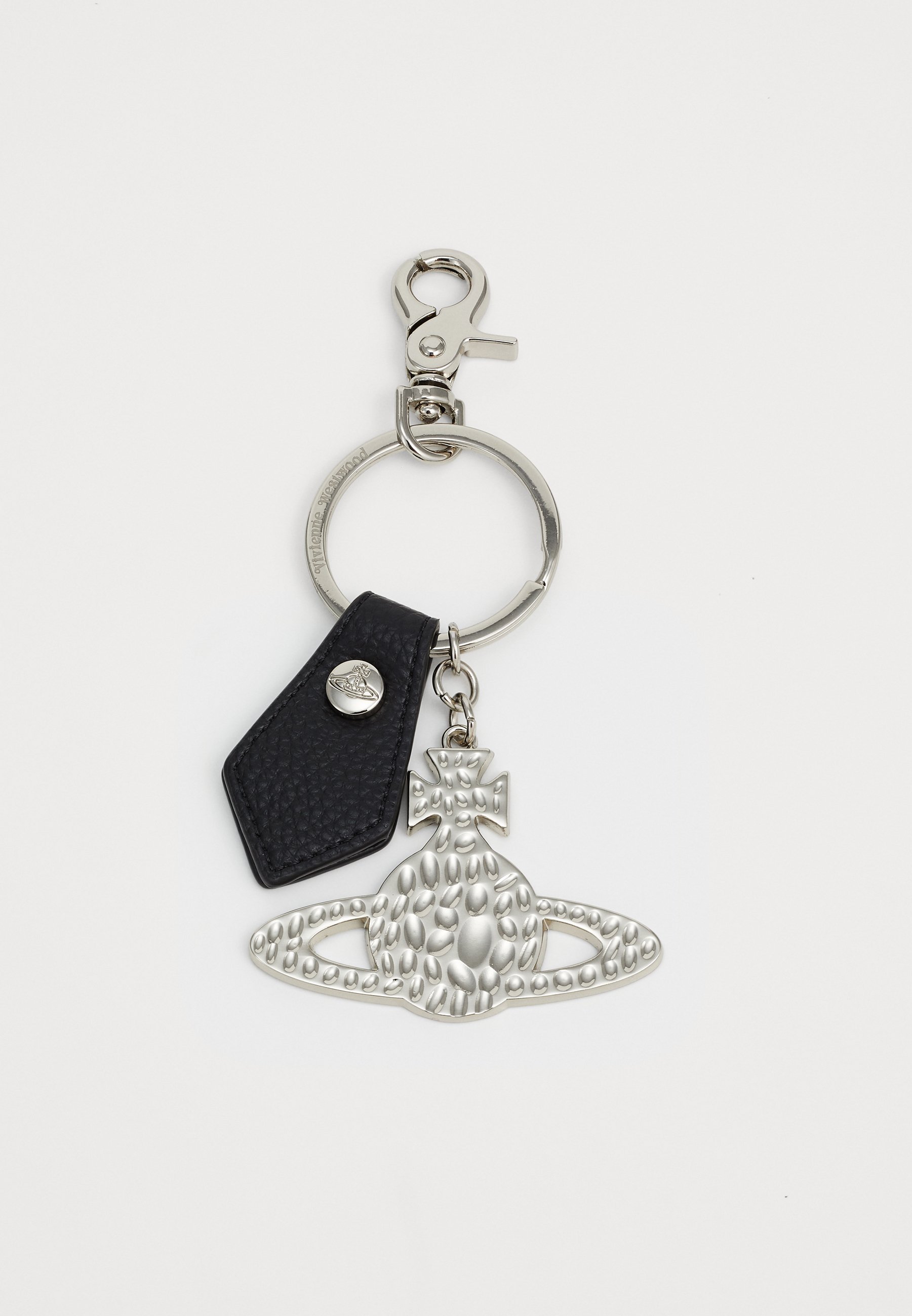 Vivienne Westwood HAMMERED UNISEX - Sleutelring - zwart/nerf