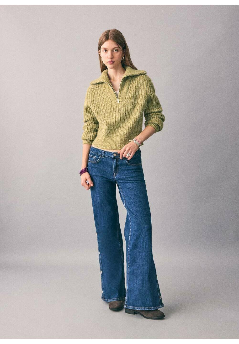 Mango Kids TEEN - Trui - neon groen