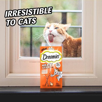 Dreamies Meaty Sticks -maukkaita kananpaloja