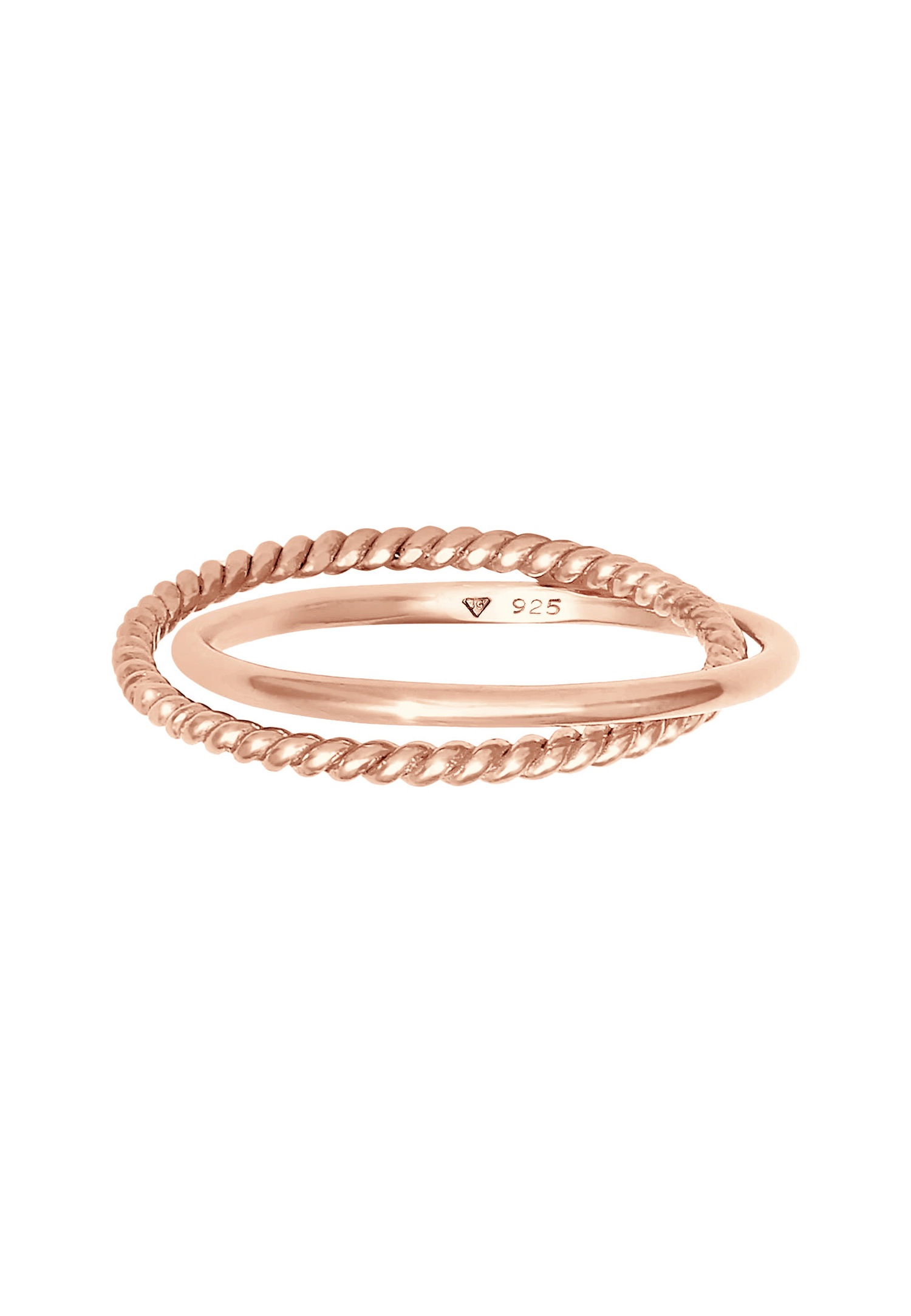 Elli Femmes Enroulement Classique Filigrane Torsadé Tendance en Argent Sterling 925