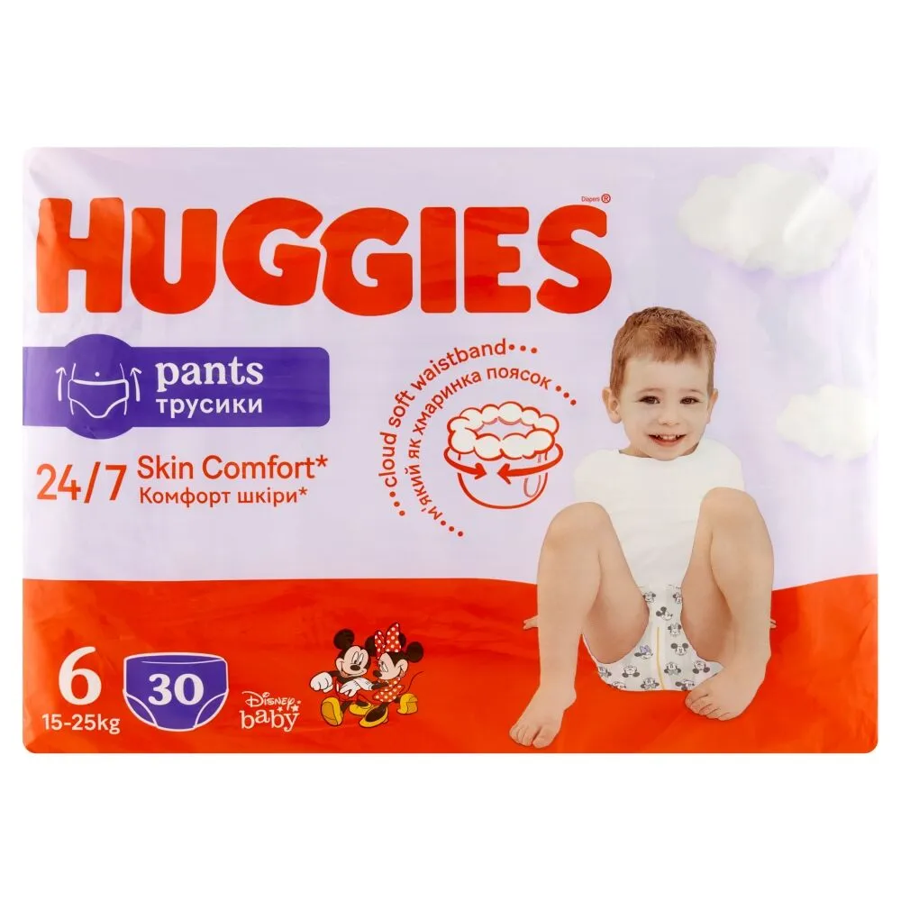 Huggies Pant Jumbo Pack 6 pieluchomajtki 30 szt.