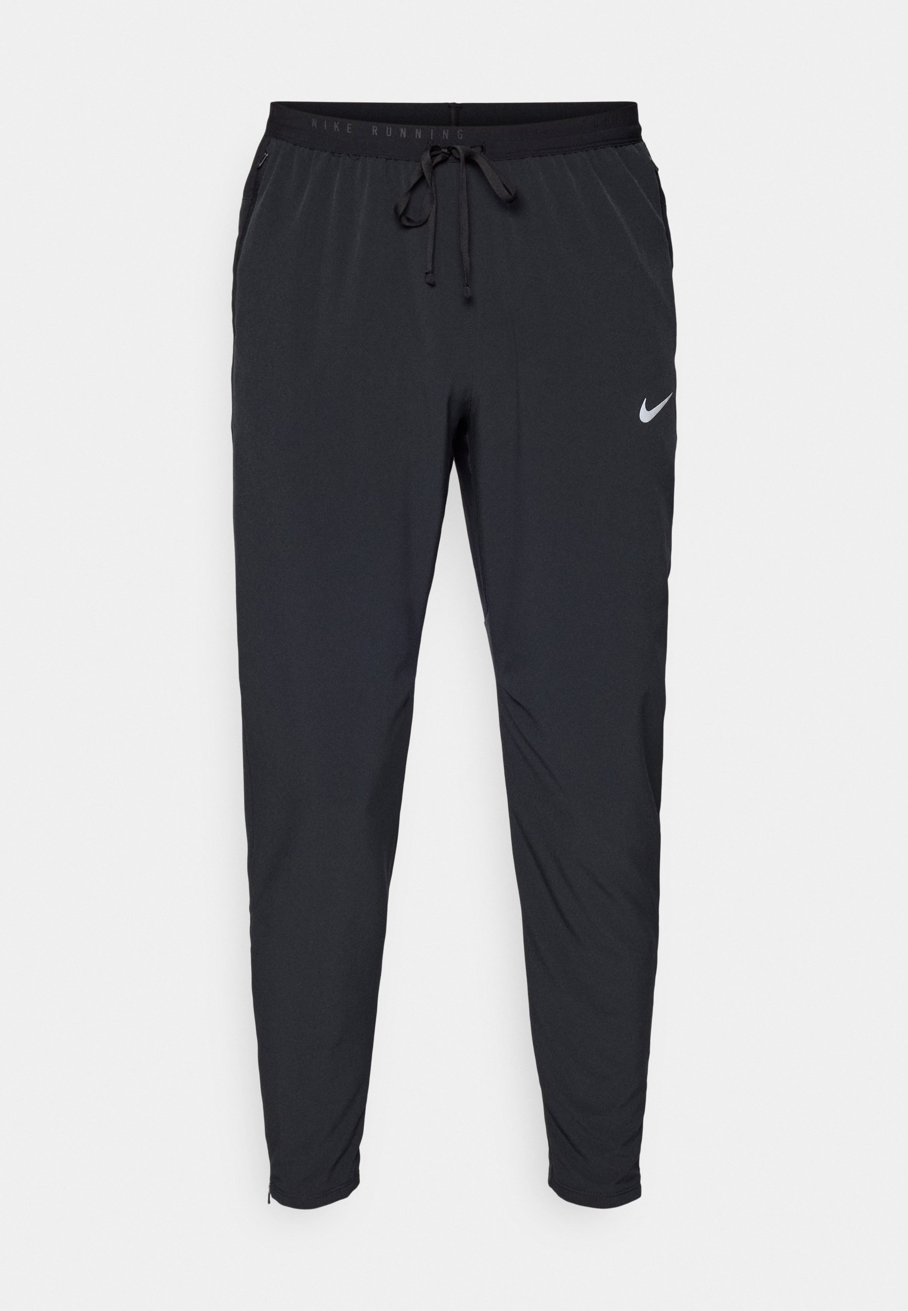 Nike Performance STRIDE - Pantaloni della tuta - nero/argento riflettente