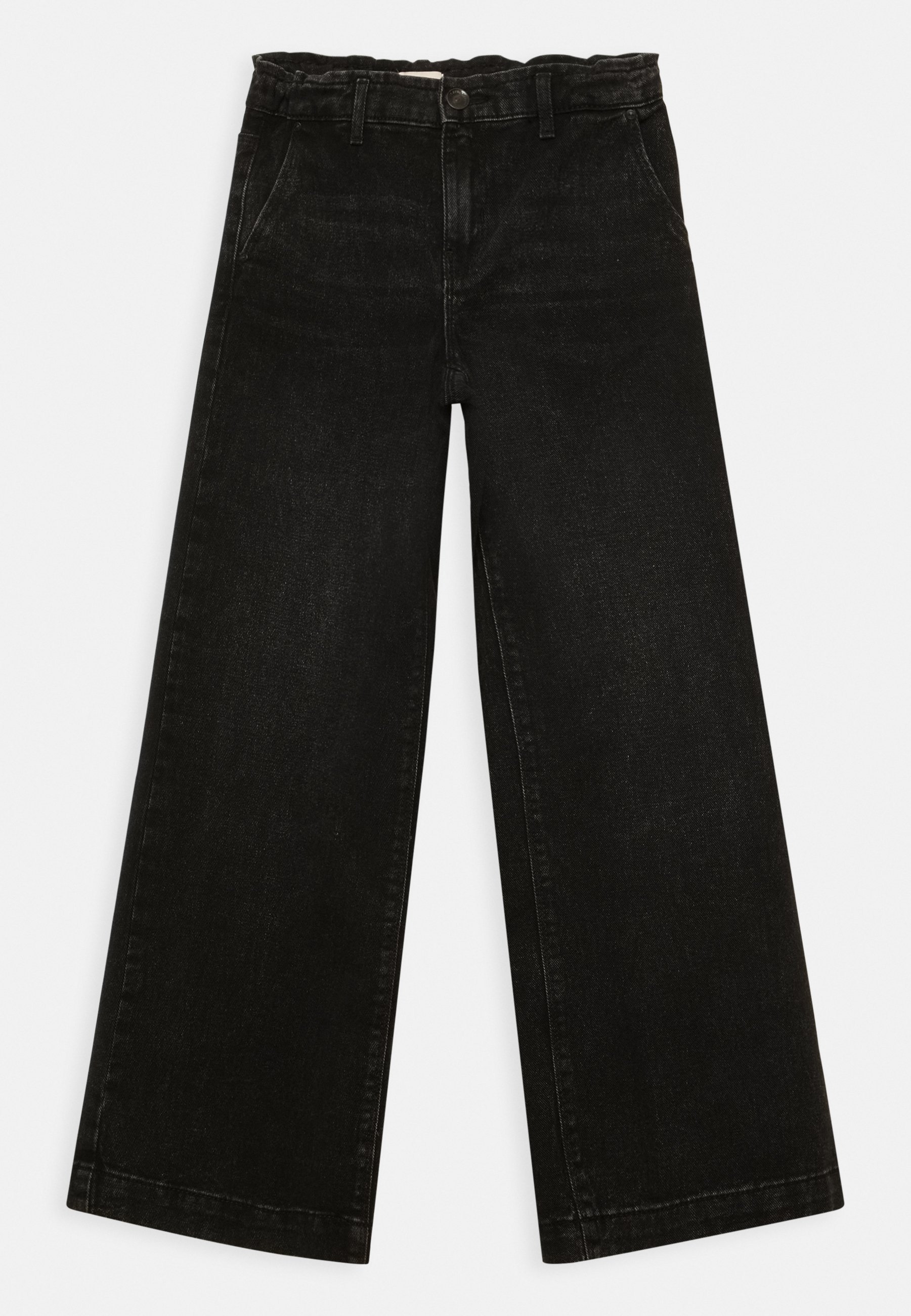 ONLY GIRLS KOGCOMET WIDE - Jean bootcut - Noir délavé
