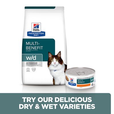 Hill's Prescription Diet Feline w/d Multi-Benefit - Chicken