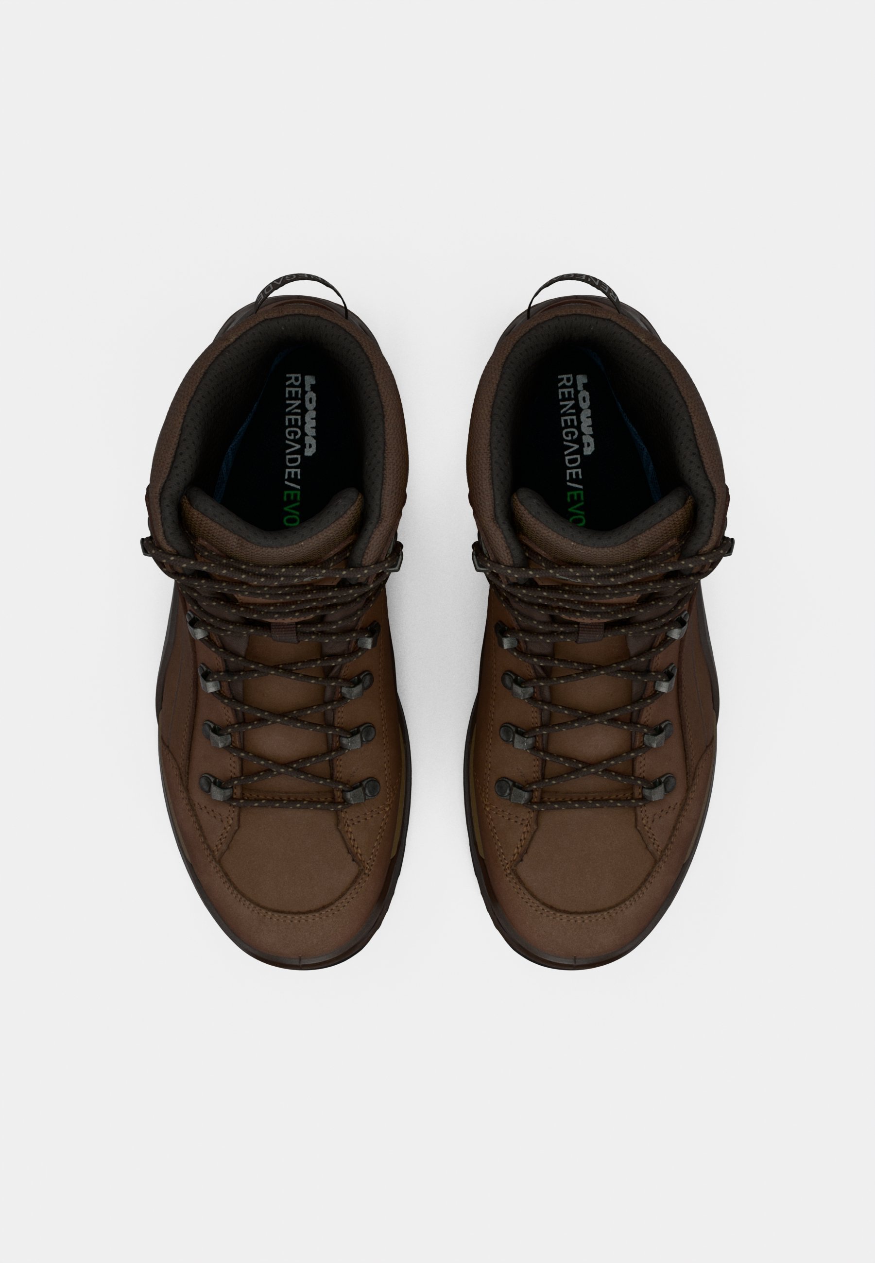 Lowa RENEGADE EVO GTX MID - Chaussures de randonnée - espresso/seegras