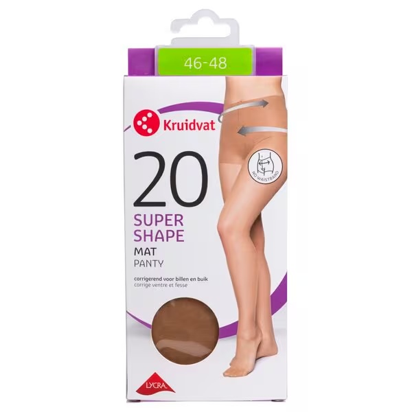 Kruidvat Super Shape Mat 20 Den Kelnaitės smėlio spalvos, 46-48 dydis