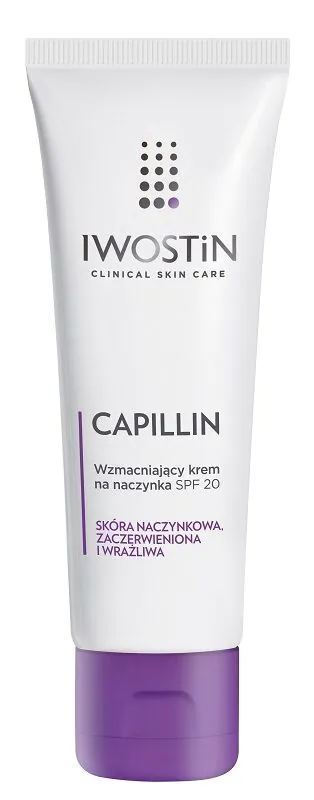 Iwostin Capillin Wzmacniajacy krem na naczynka SPF 20, Lekka konsystencja