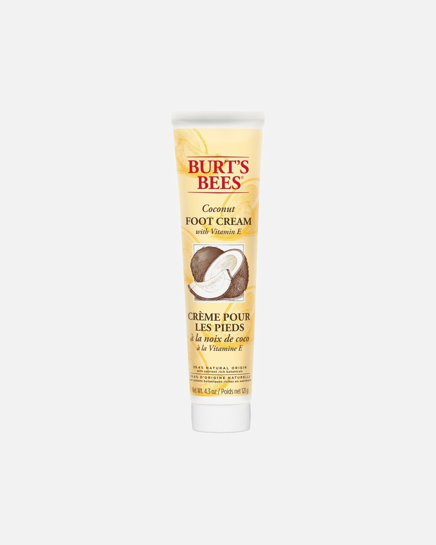 Burt's Bees Kokosový krém na nohy - 121 g