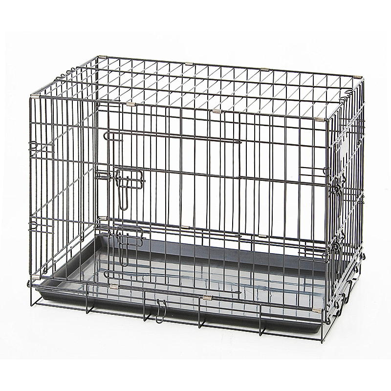 Zoozaker Hundbur 76x48x56 cm, svart metall