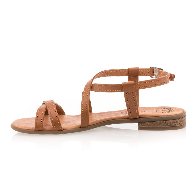 Sandalias marrones para mujer / Zapatos de punta abierta