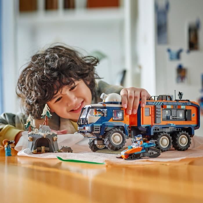 LEGO City 60471 Le Camion Scientifique des Explorateurs en Arctique - Jeu Garçon dès 8 ans