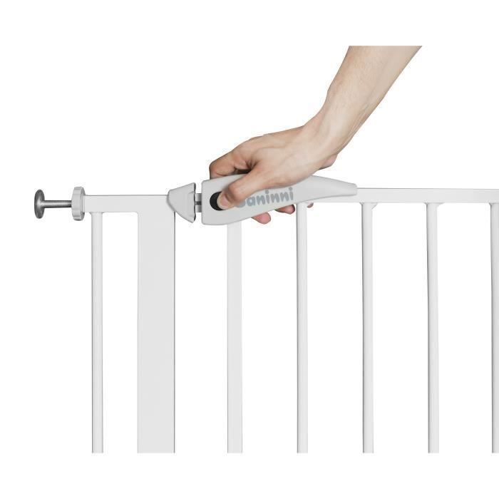 Cancelletto di sicurezza Baninni Mimi bianco - da 58 cm a 67 cm