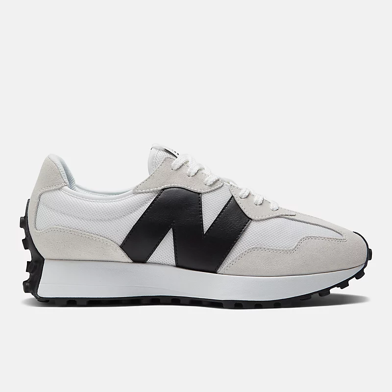 Unisex 327 - Alb cu Negru