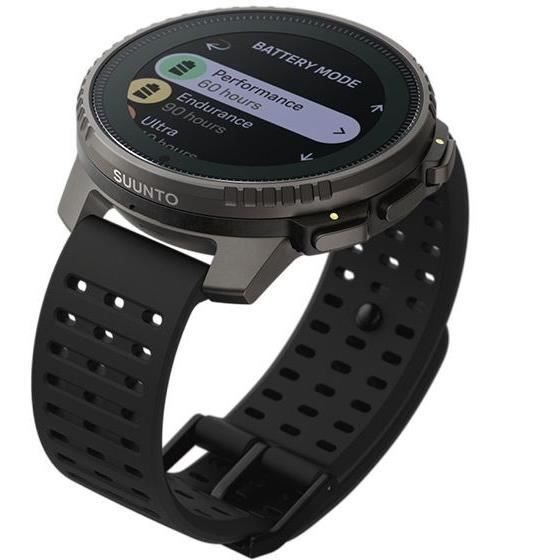 Suunto Vertical Titanium Solar Black GPS Sports Smartwatch - Altimeter - 49mm Screen Diameter