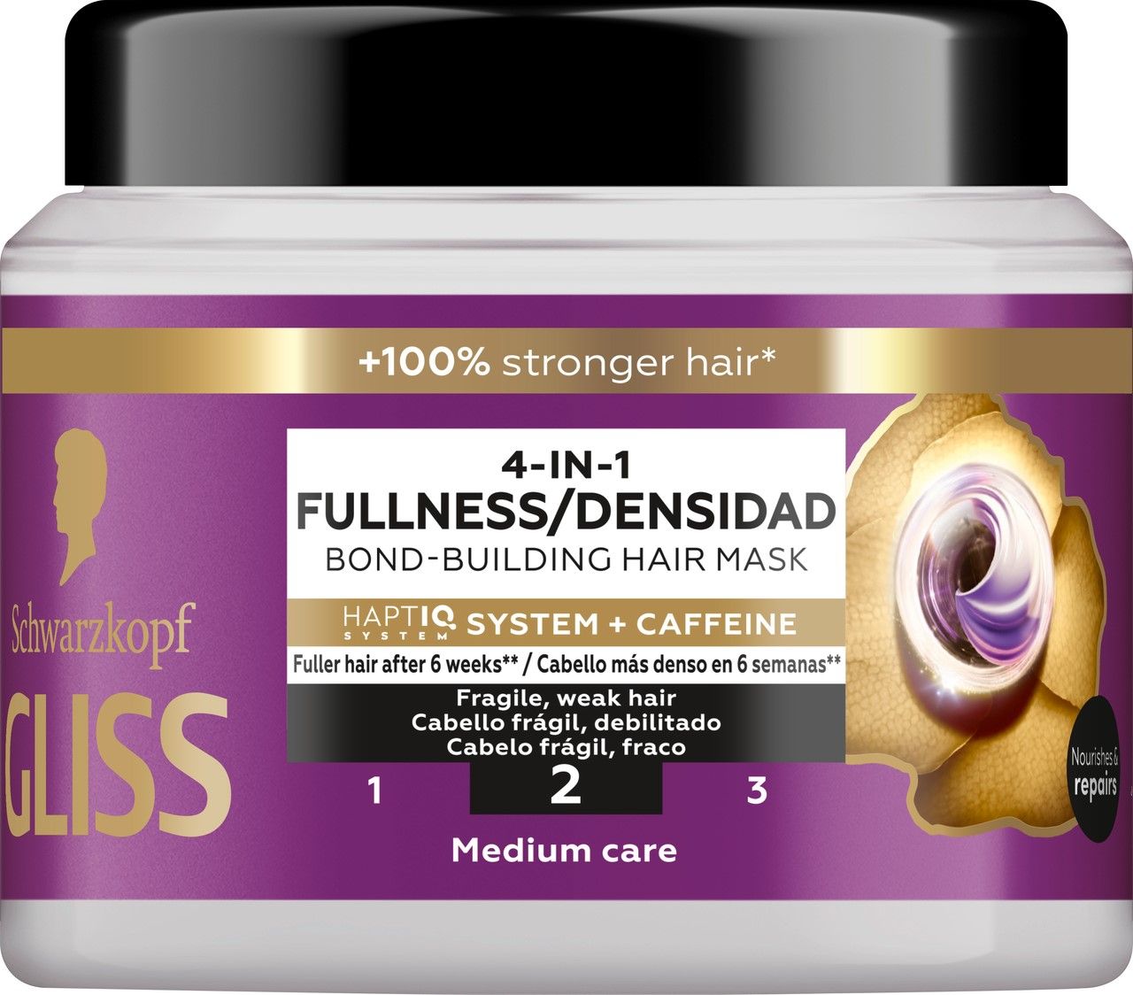 „Full Hair Wonder“ 4 viename plaukų kaukė Plaukų kaukės