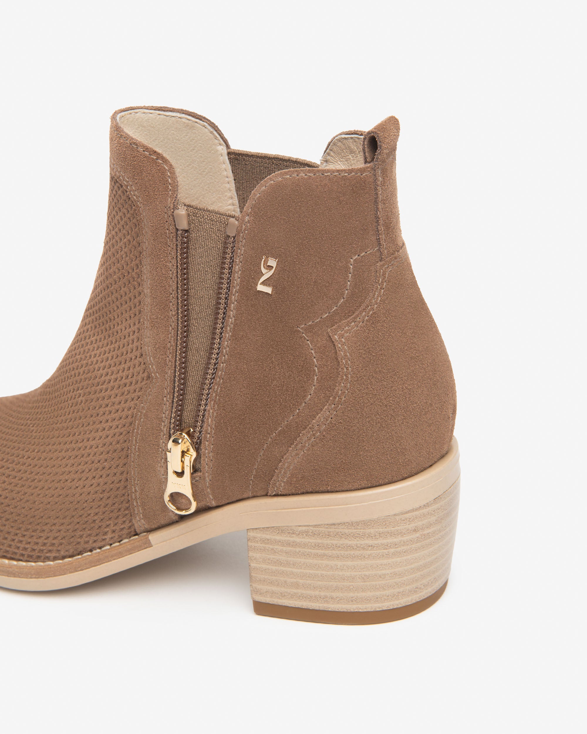  Damen-Wildlederstiefeletten
