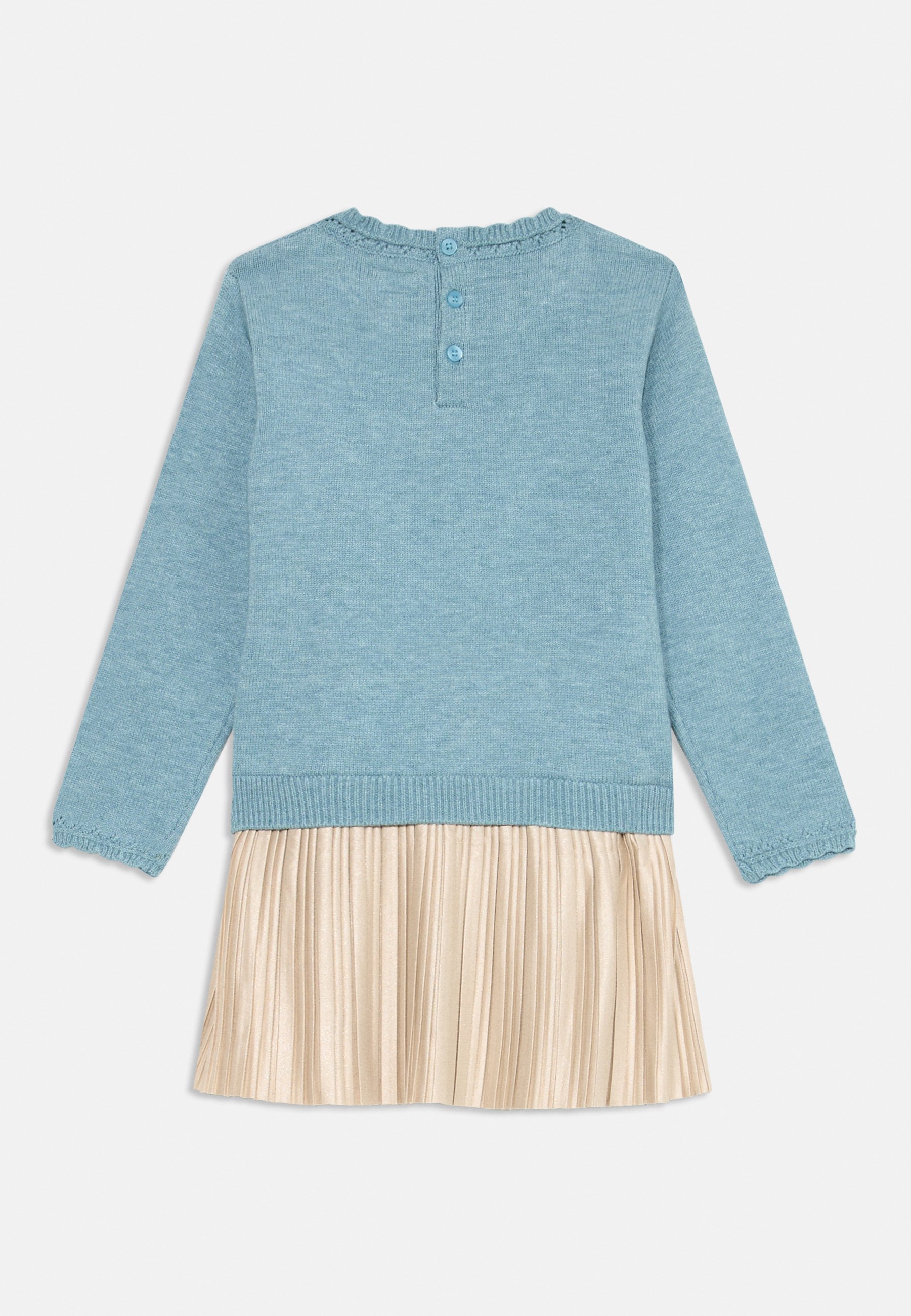 ΦΟΡΕΜΑ ΜΕΙΚΤΟ ΥΦΑΣΜΑ Guess TODDLERLS - Φόρεμα τύπου jumper - μπλε
