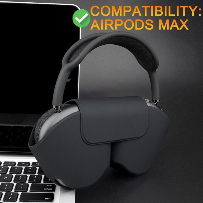 SOULWIT Smart Portable Case for AirPods Max, Magnetic Protective Cover with Low Power Mode Support
