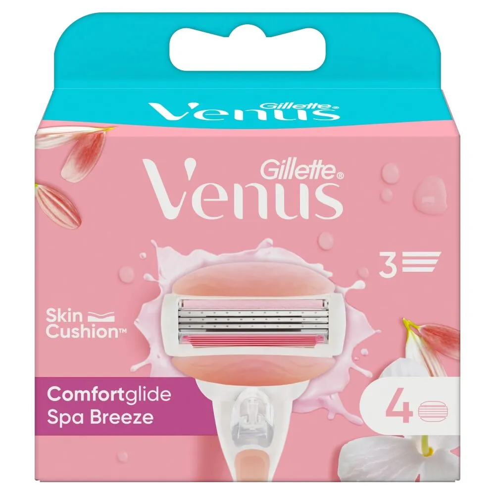 Gillette Venus Comfortglide Breeze Spa Ostrza do maszynki 4 szt.