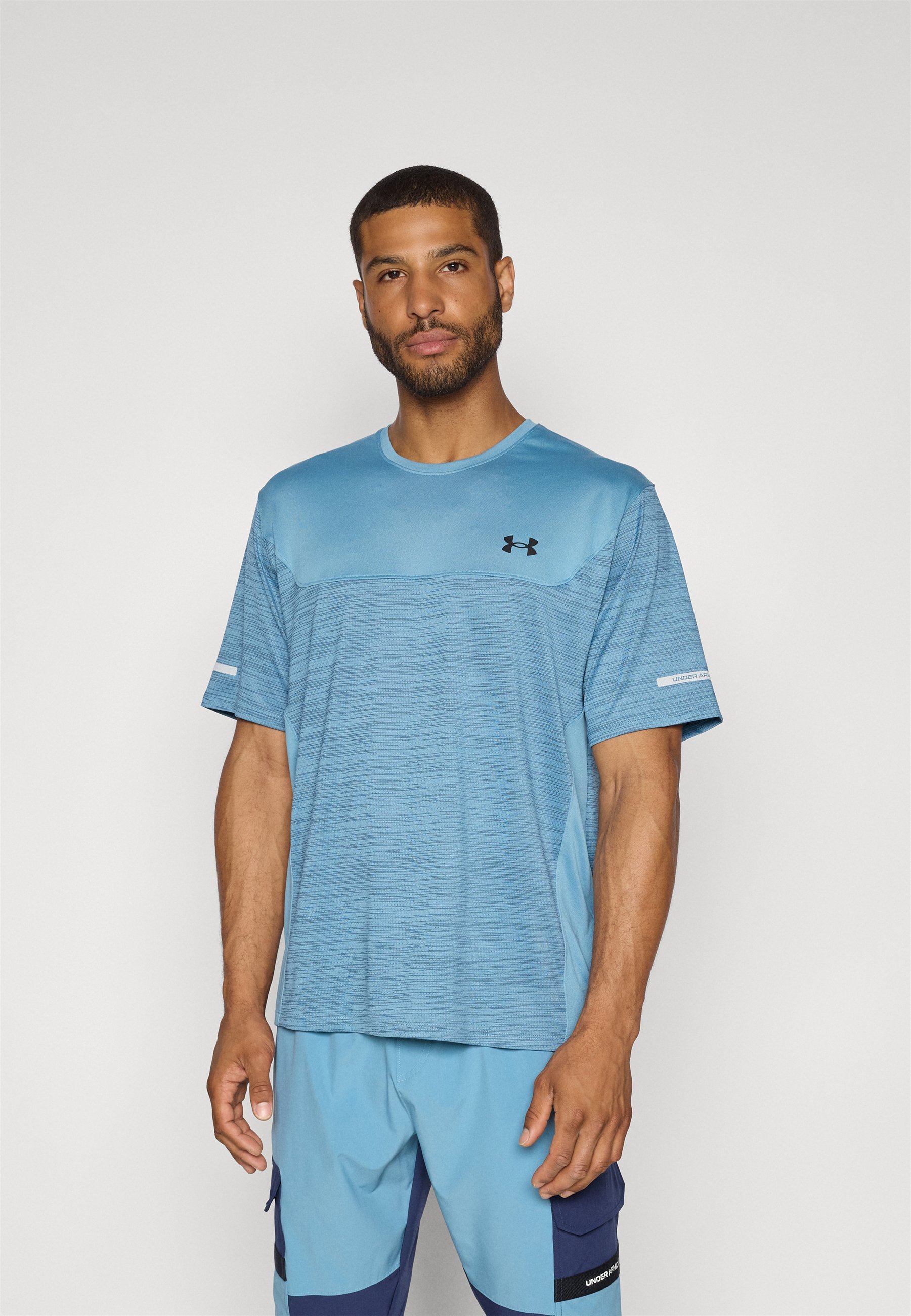 Under Armour UTILITY - Treningsskjorte - washed navy/blue smoke/black