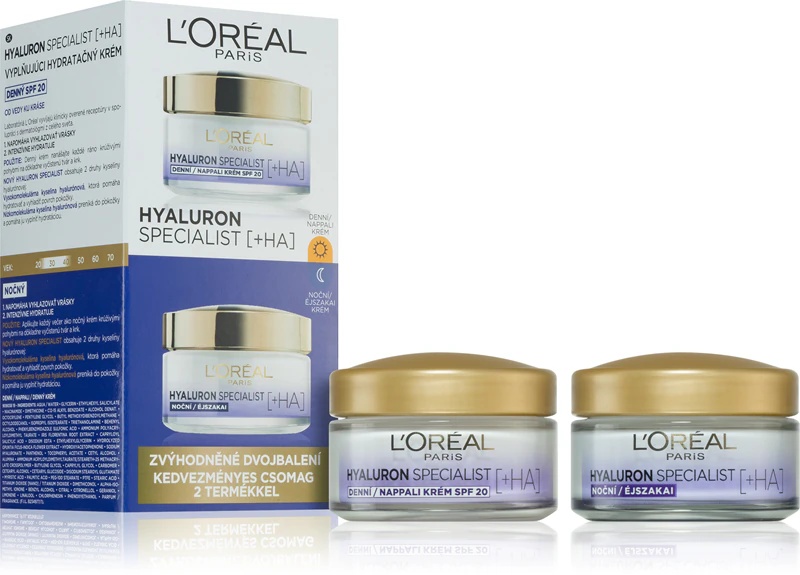 „L'Oréal Paris Hyaluron Specialist“ dienos ir nakties rinkinys