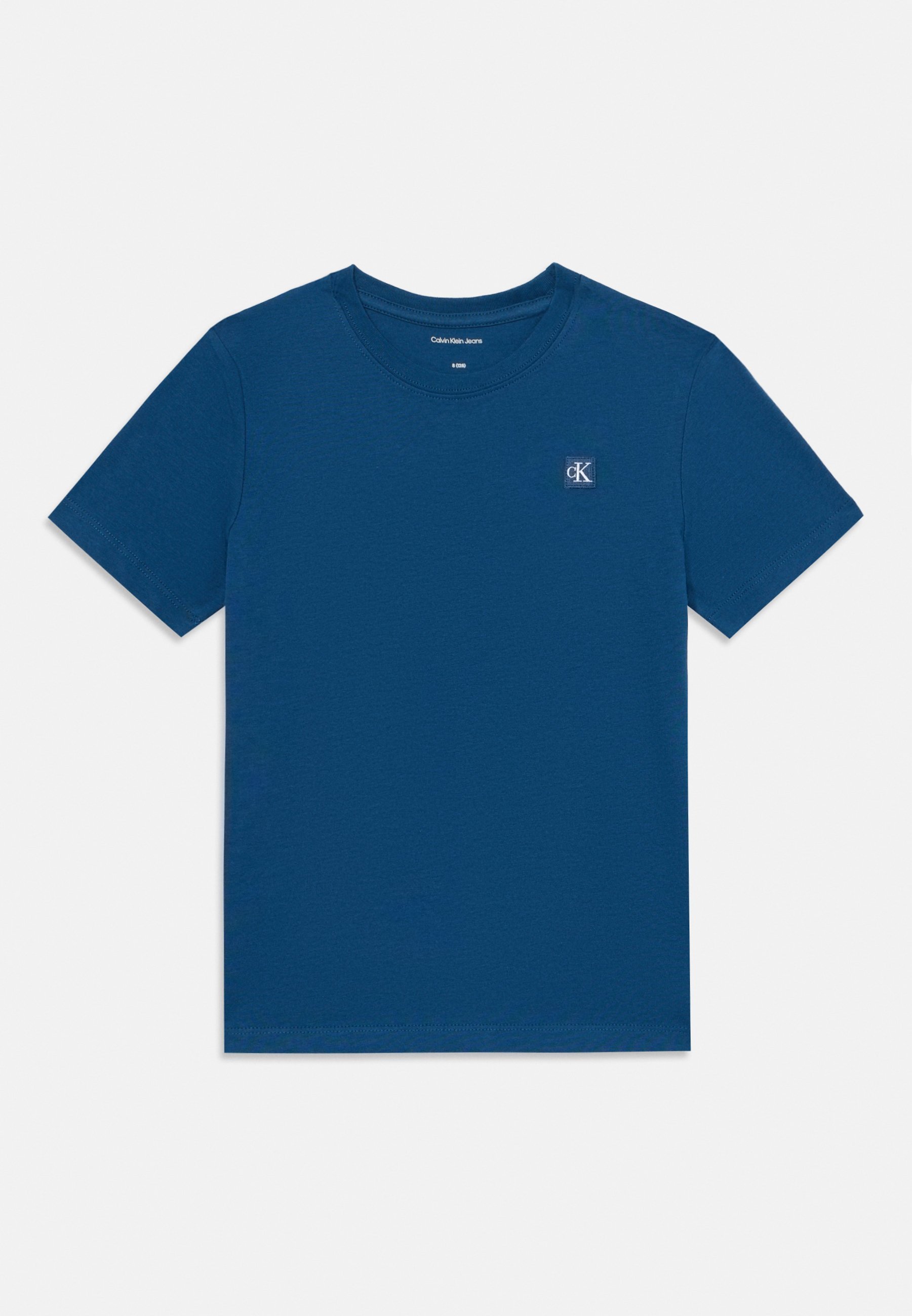 Calvin Klein Jeans MONO MINI BADGE UNISEX - Basic T-shirt - spijkerstofblauw