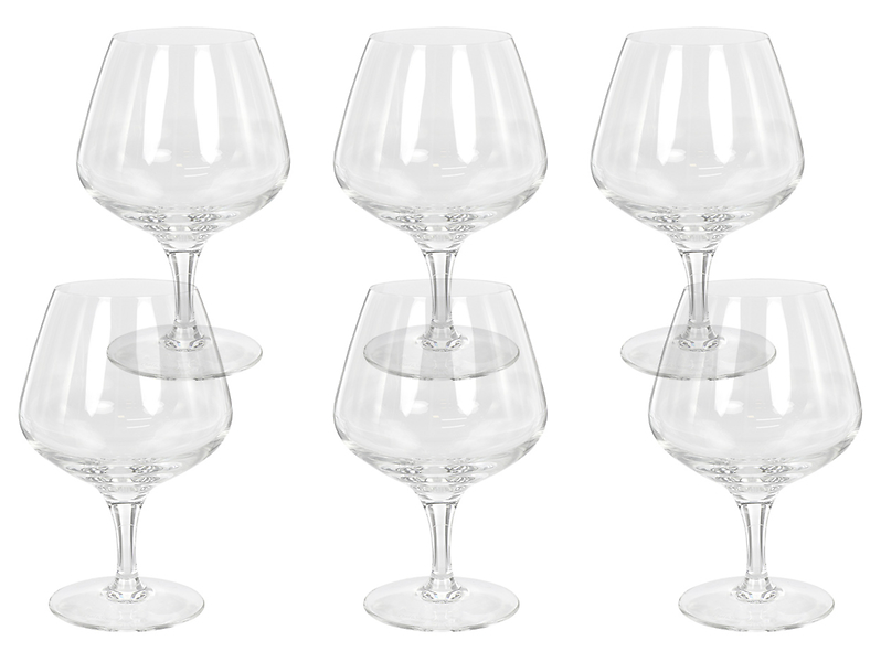 Komplet 6 kieliszków do brandy 450 ml Sublym