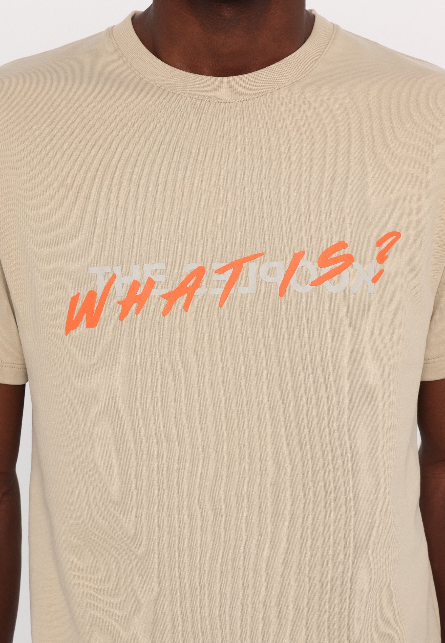 Het Kooples T-shirt met print - beige