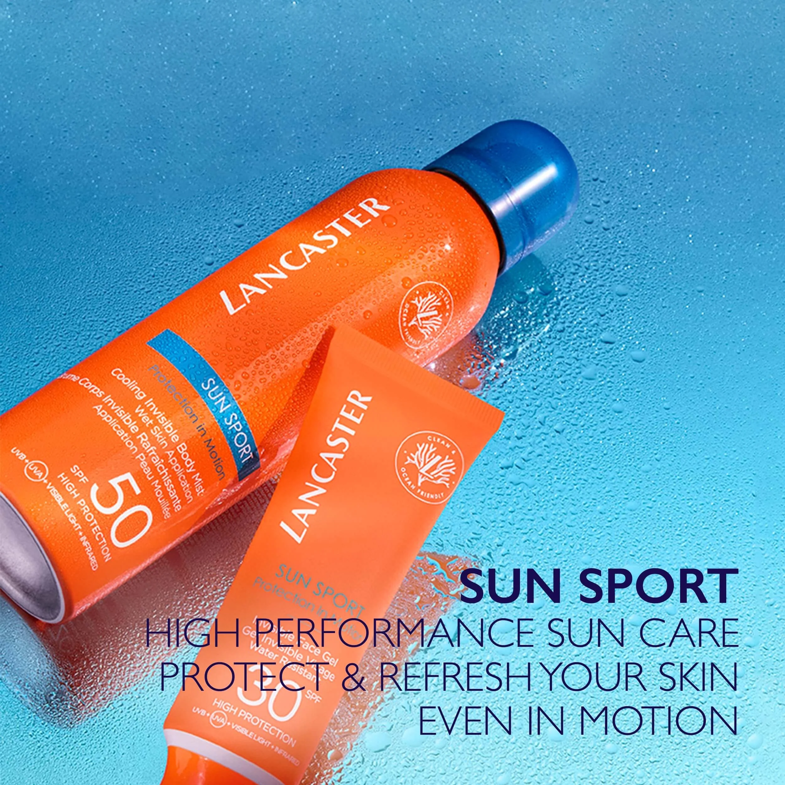 Sun Sport Cooling Invisible Body Mist SPF50 - Spray solare corpo alta prot.