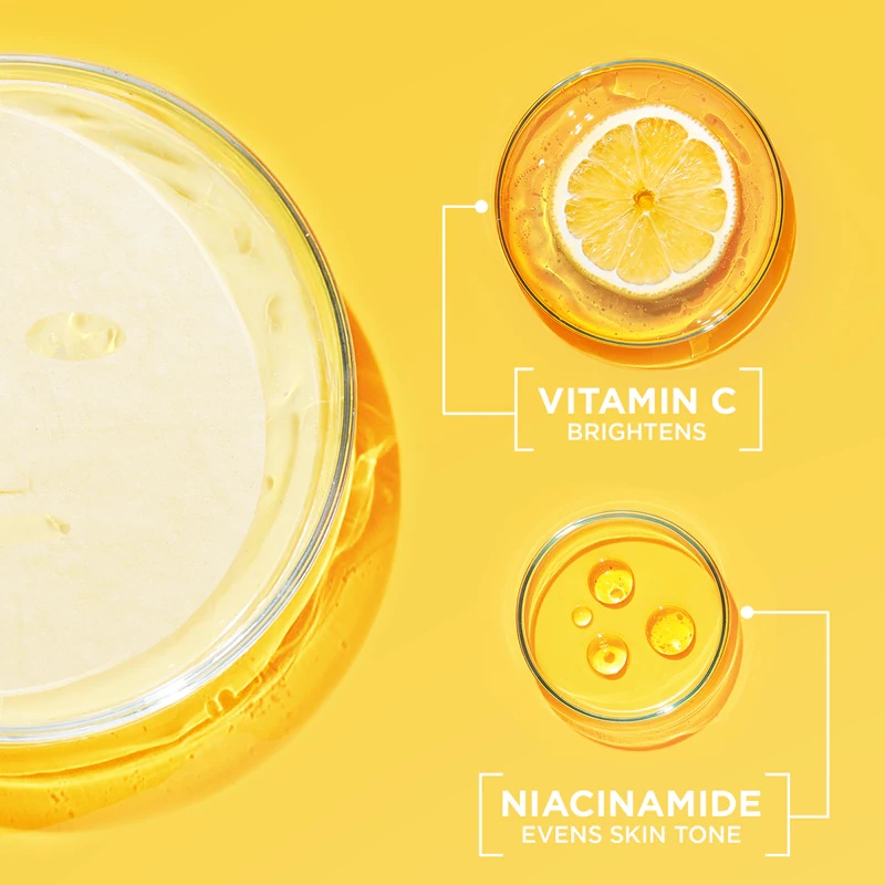 „Garnier Skin Naturals“ vitamino C skaistinamoji ir drėkinamoji lakštinė kaukė su vitaminu C