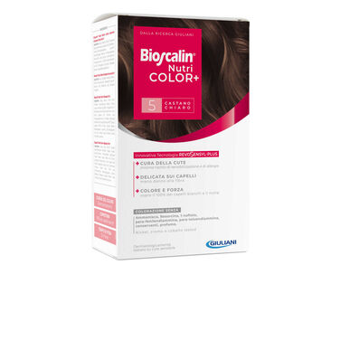Bioscalin NutriColor Lysebrun 5 Ammoniakkfri hårfarge 1 enhet 1 enhet
