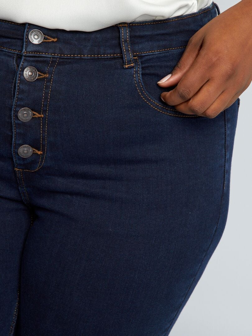 Pantalones ajustados elásticos - 5 bolsillos - L30 - AZUL