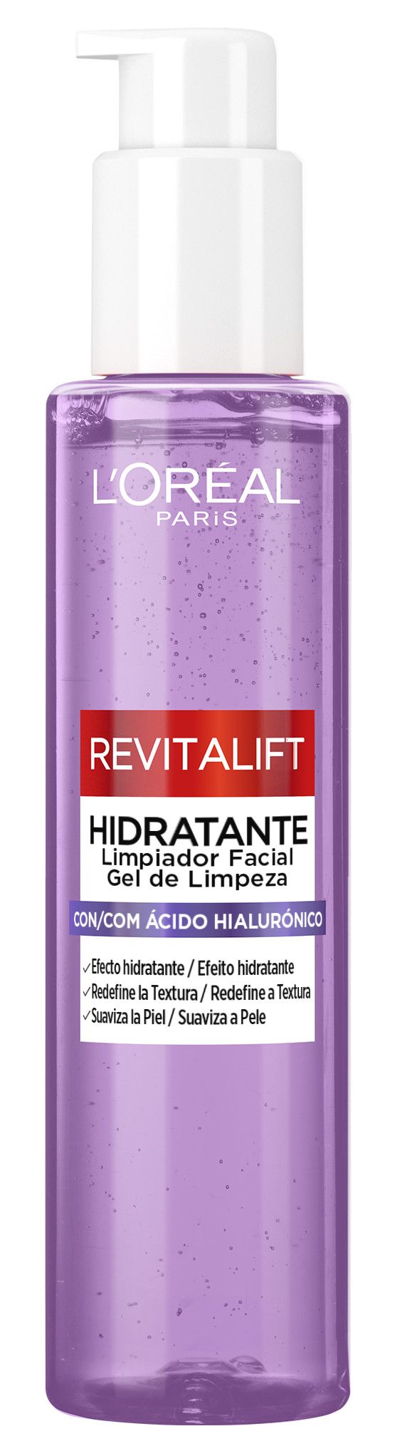 Revitalift mitrinošs sejas tīrīšanas līdzeklis ar hialuronskābi Sejas tīrīšanas putas un želejas