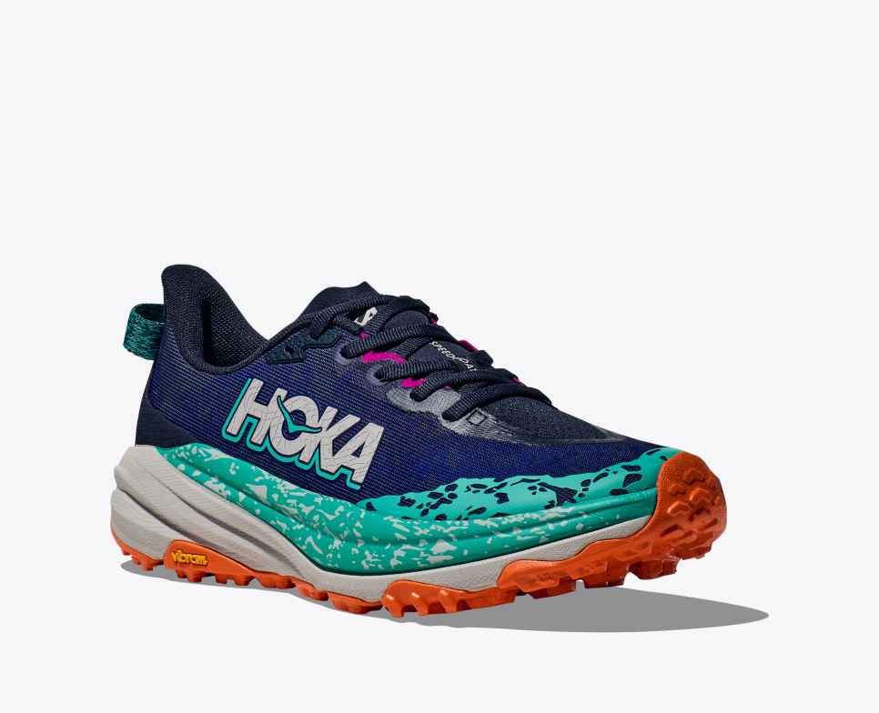 HOKA Speedgoat 6 Varsity Navy / Meteor