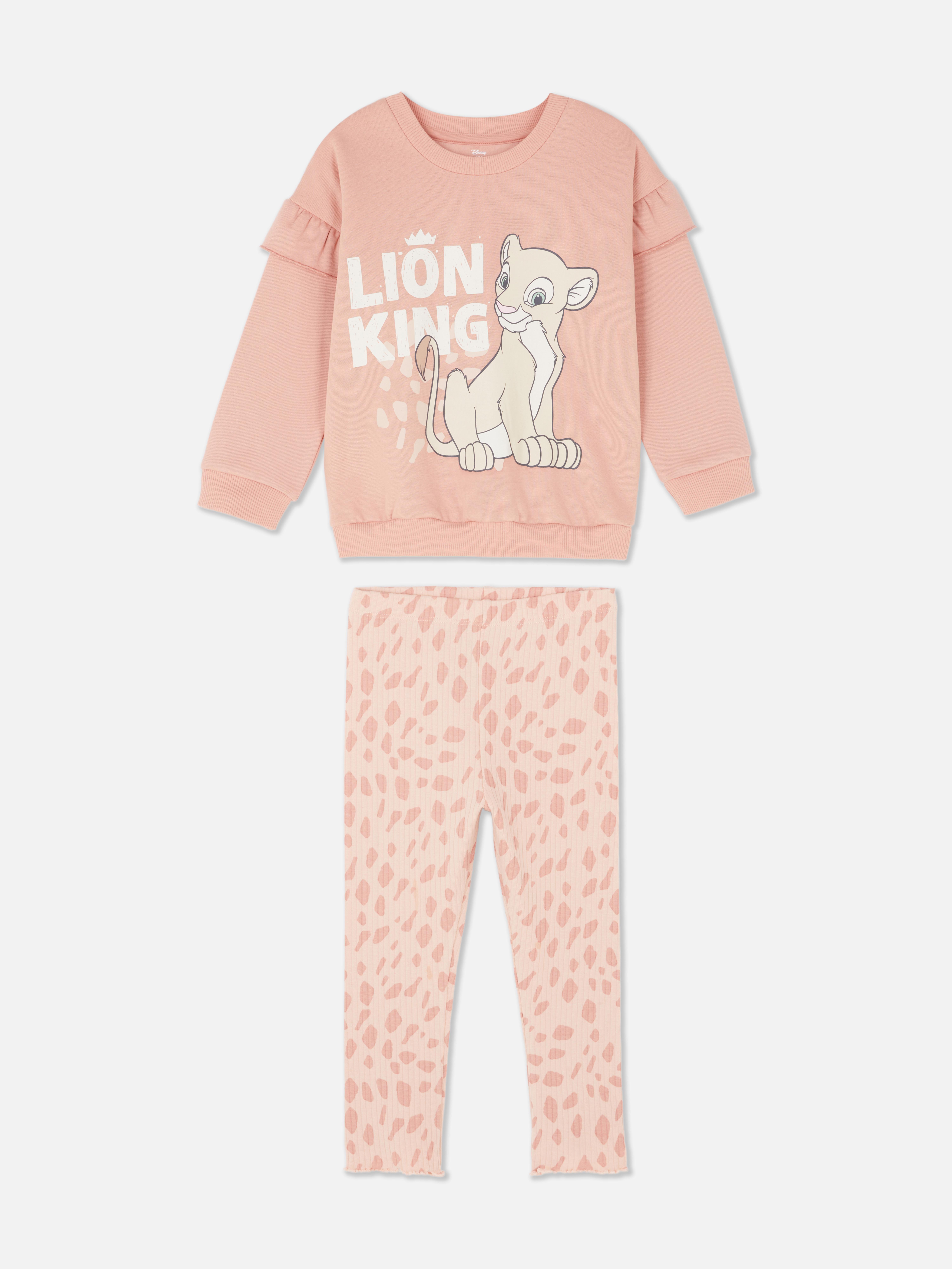 Disneys „Der König der Löwen“-Set aus Pullover und Leggings. Ein bequemes Set für kleine „Der König der Löwen“-Fans.