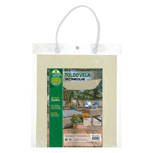 Voile d'ombrage rectangulaire Aktive Garden