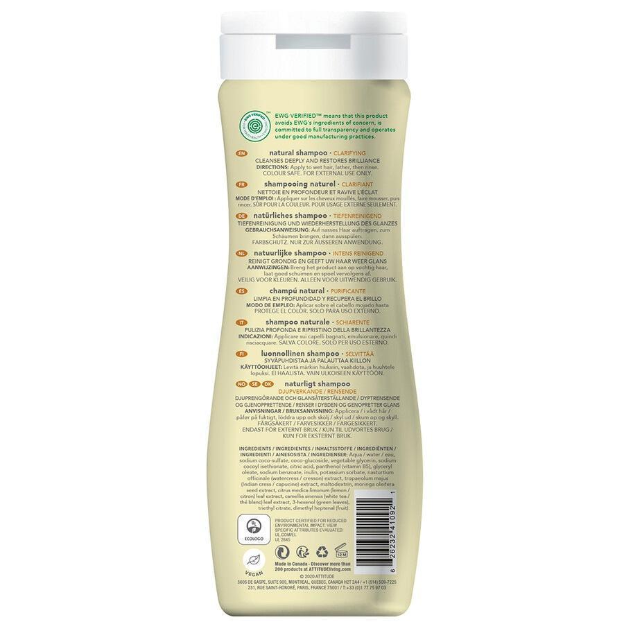 Šampón Attitude Super Leaves Science – Čistiaci šampón – 473 ml