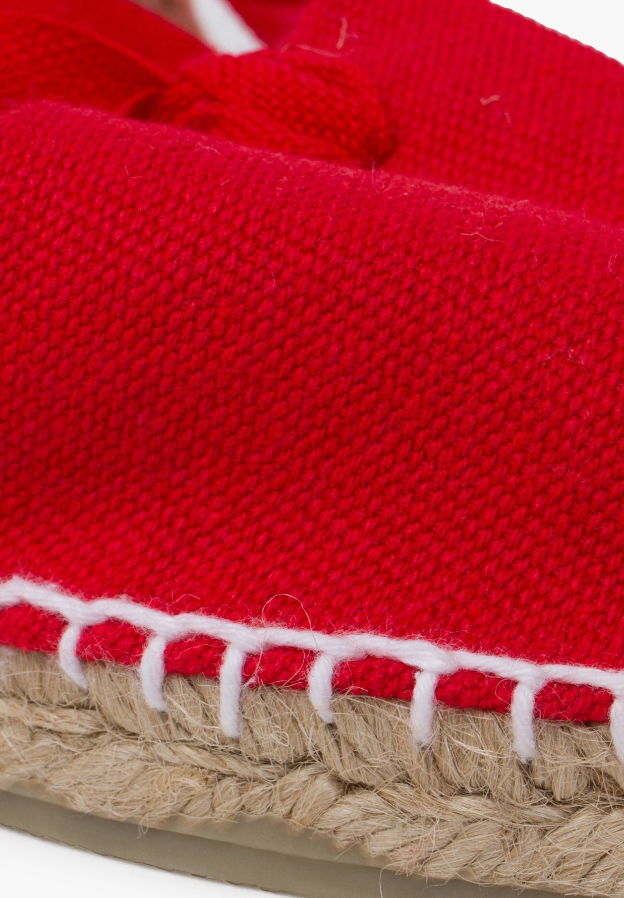 Schlichte valencianische Sandalen – rot