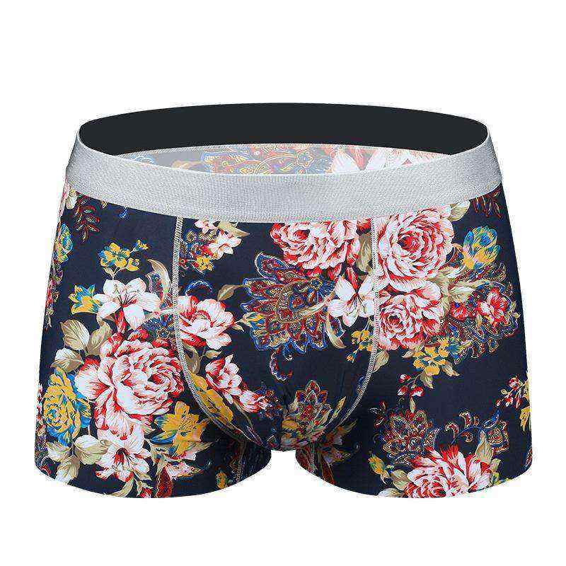 Slip da uomo in seta ghiaccio, ultra sottili, trasparenti, senza cuciture, boxer sexy elasticizzati da uomo, tasca a U convessa, mutande da uomo