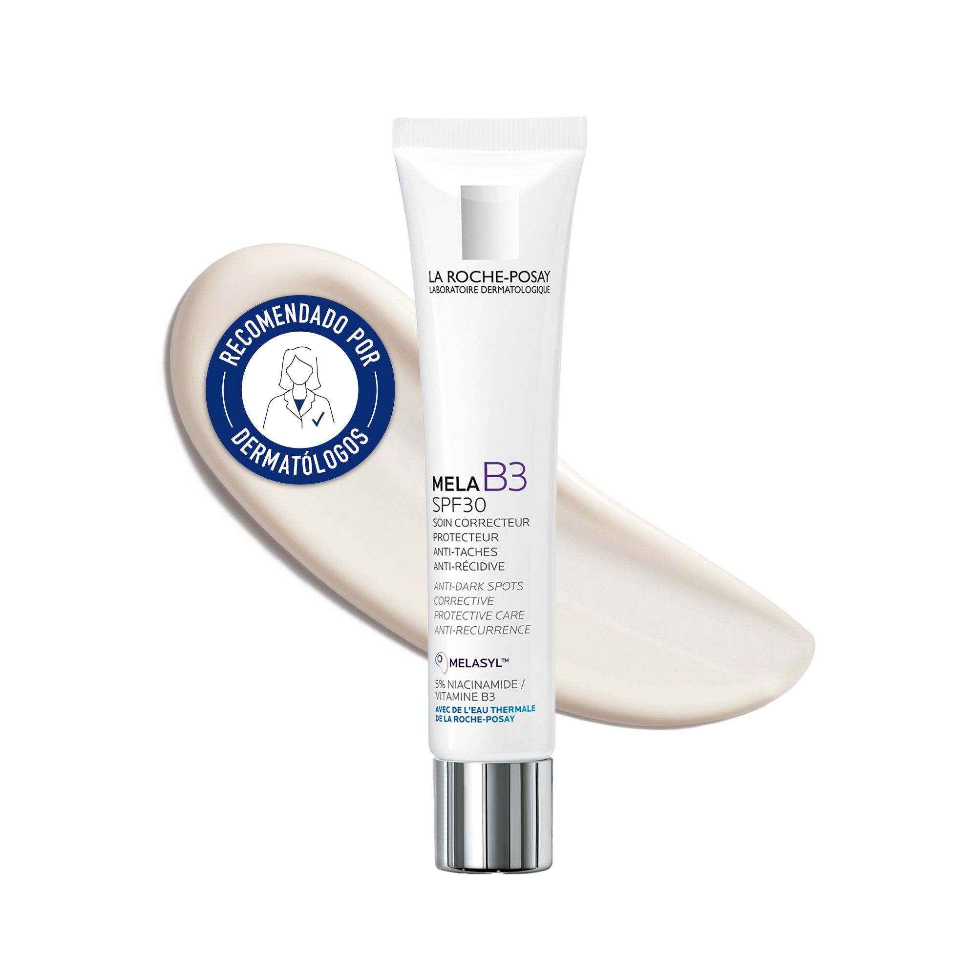 Mela B3 drėkinamasis kremas SPF30 Veido drėkikliai iš vaistinės