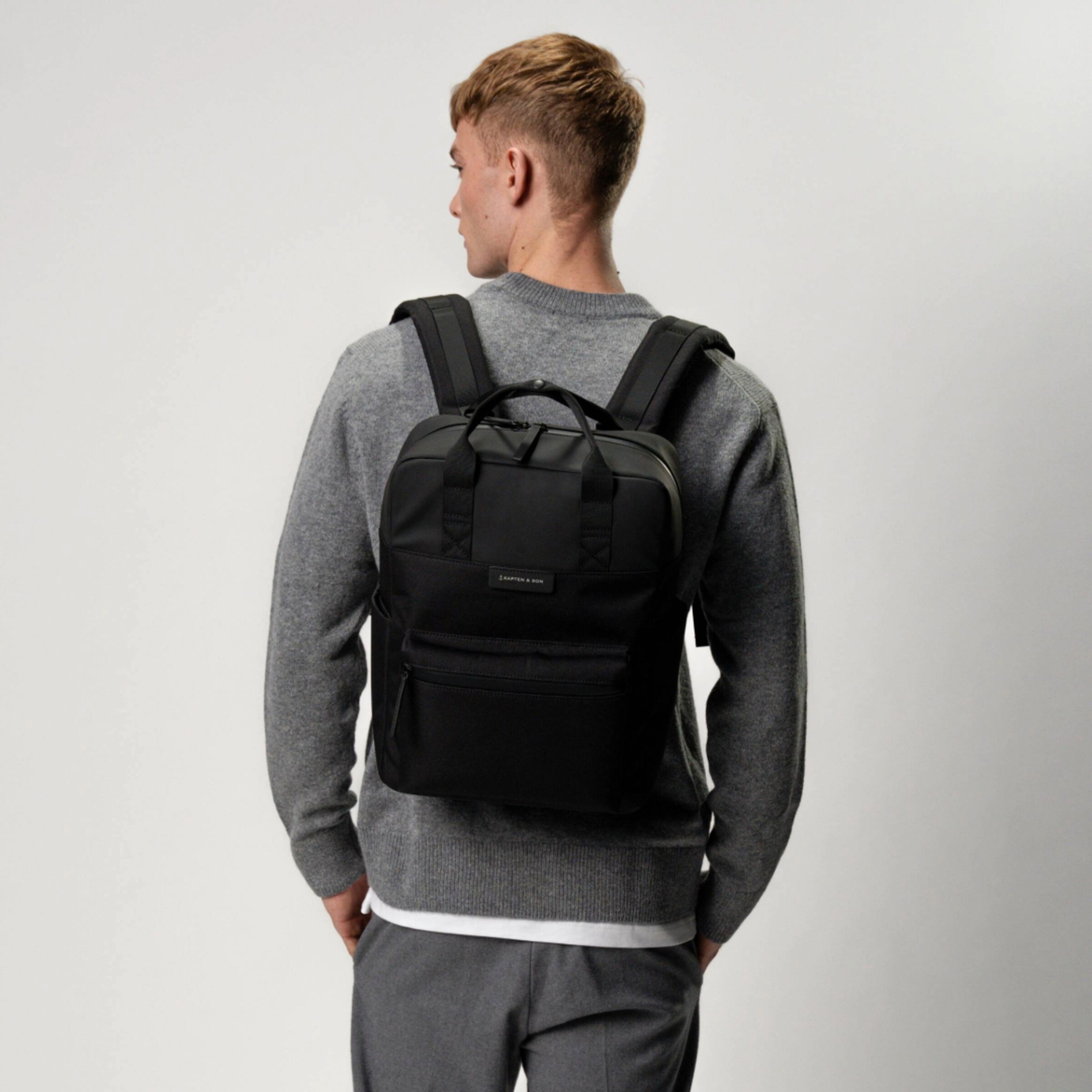 Sac à dos à langer Bergen Pro tout noir