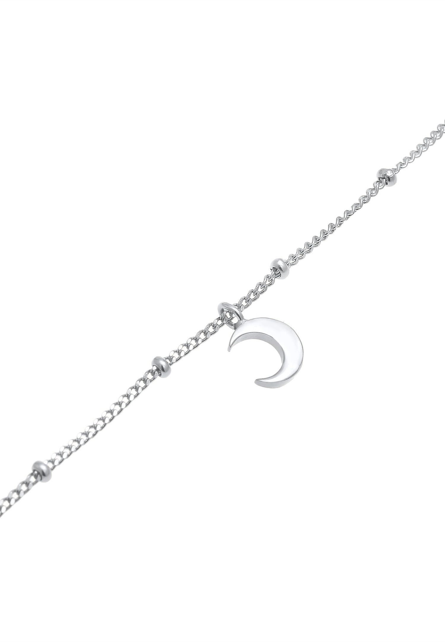 Elli Femmes choker boule demi-lune Astro en argent sterling 925