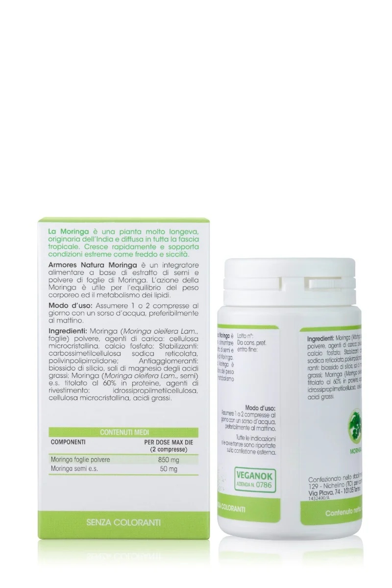 ARMORES NATURA Armores Moringa 60 tabletten voor een evenwichtig lichaamsgewicht