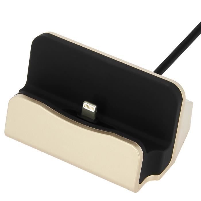 Docking station - iPhone - Charge & Sync - Gold - Lightning - 1A