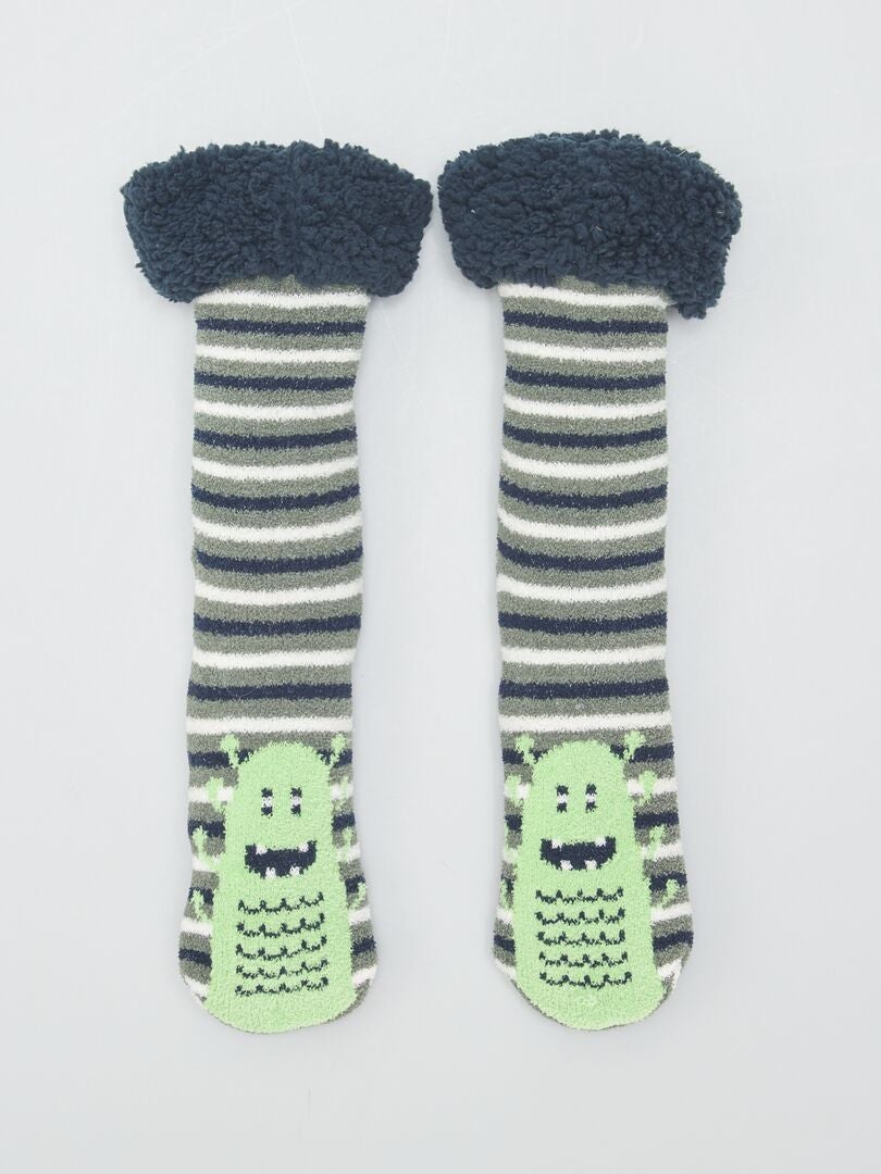 Sokslippers - GROEN