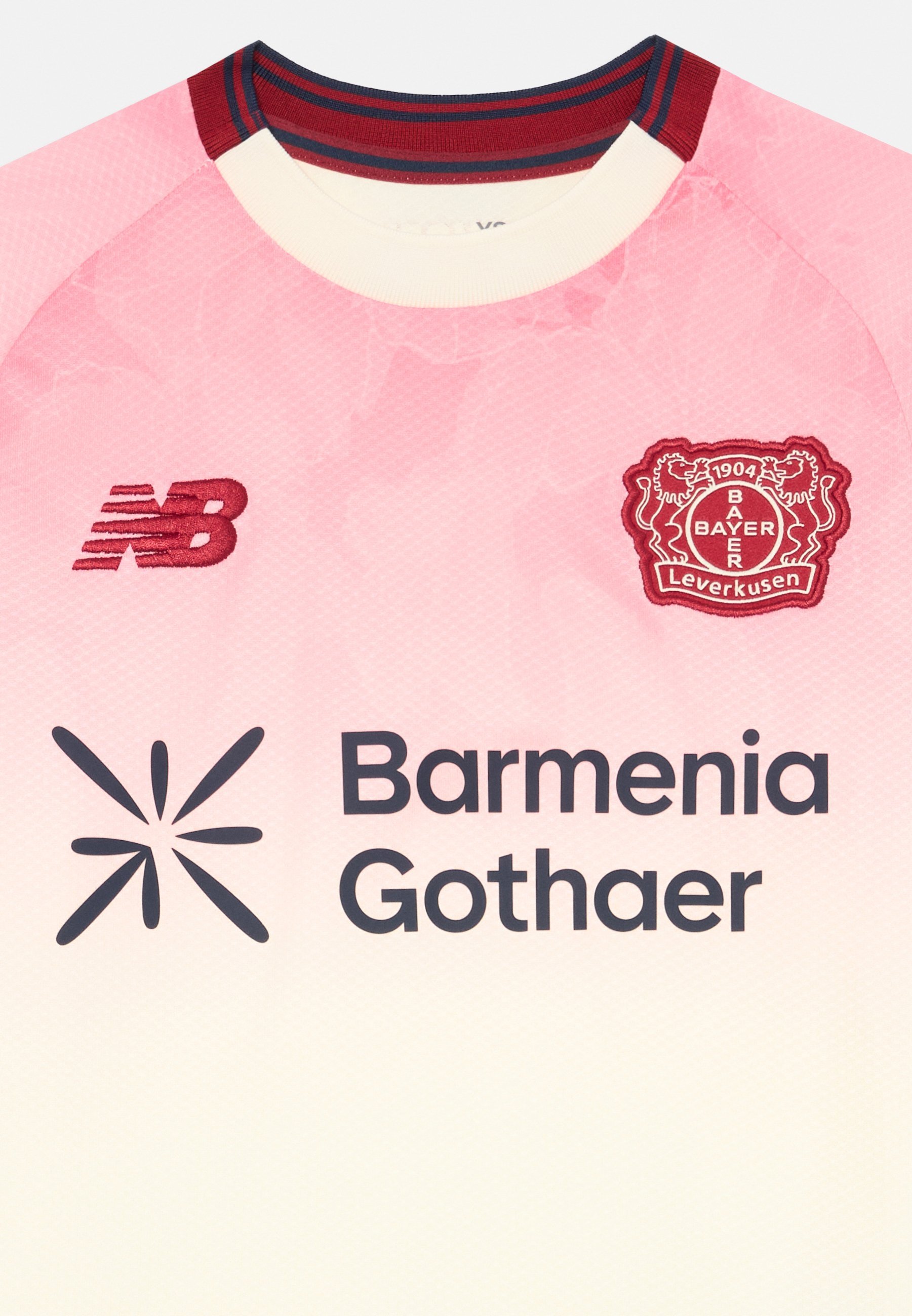 New Balance BAYER AWAY YOUTH SHORT SLEEVE UNISEX - Klubové oblečenie - biela