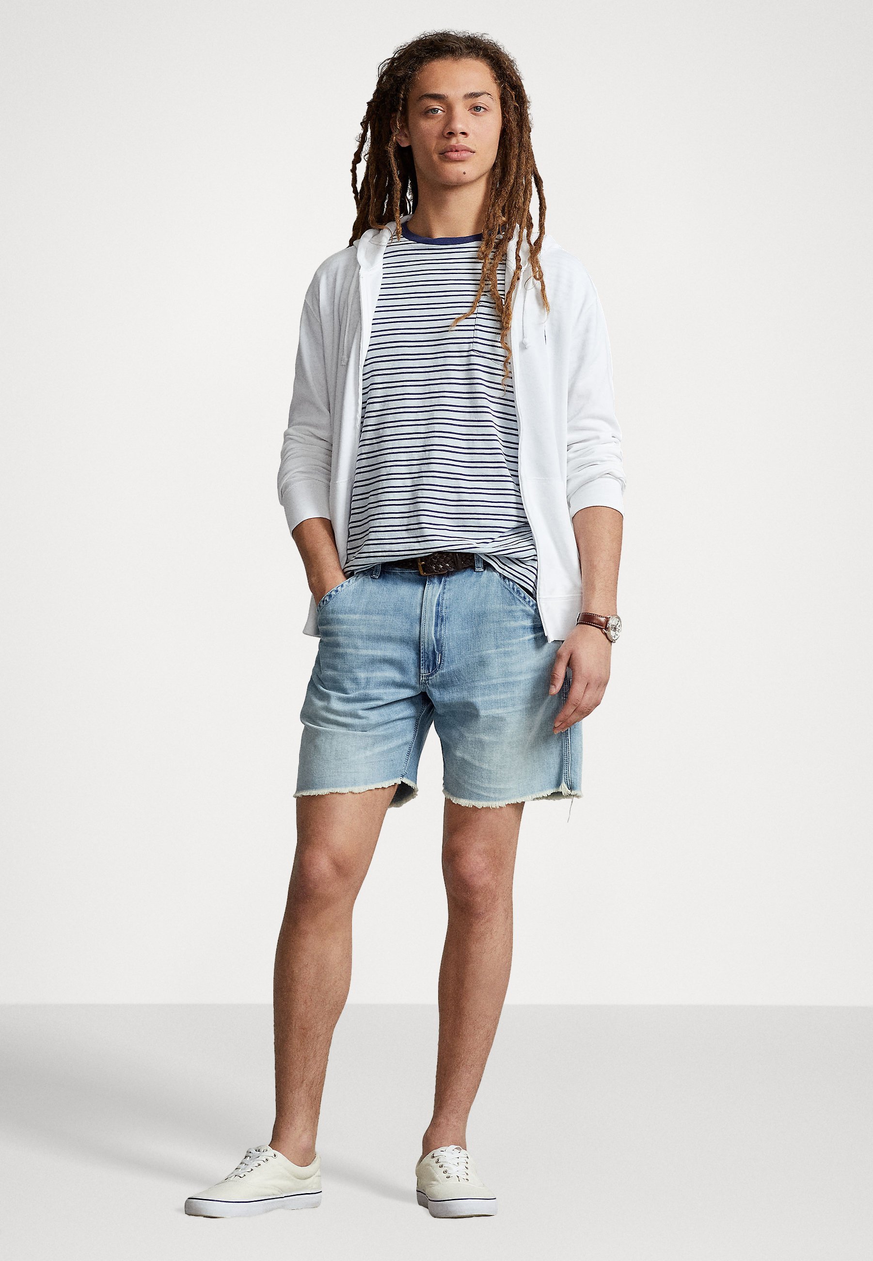 SPA TERRY FULL ZIP HOODIE - Genser med glidelås - whitePolo Ralph Lauren