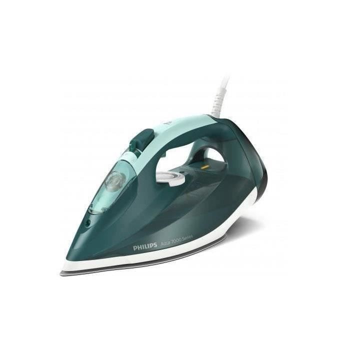 PHILIPS - Ferro da stiro - 2800W - 50g/min - Vapore potenziato 250g/min - Serie 7000 Azur - Verde opale/menta - DST7031.70