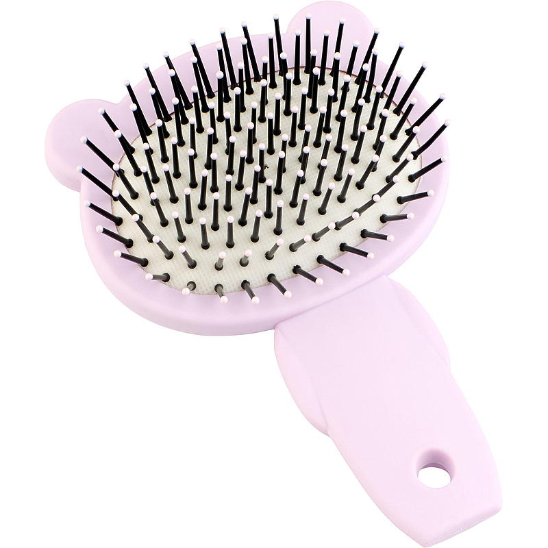 Essentii hårbørste 15 cm rosa bjørn