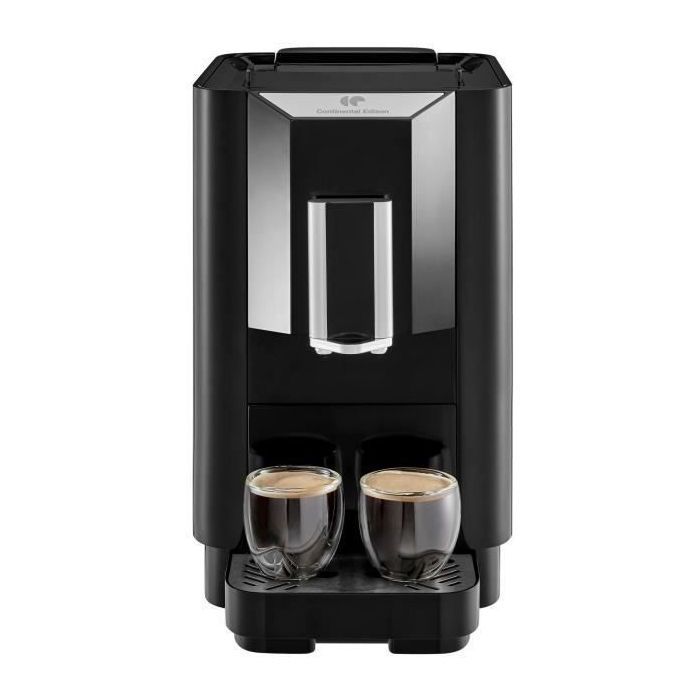 Continental Edison Espressomachine met Koffiemolen - CECFAUTOB - 19 Bar - 1450 W - Zwart